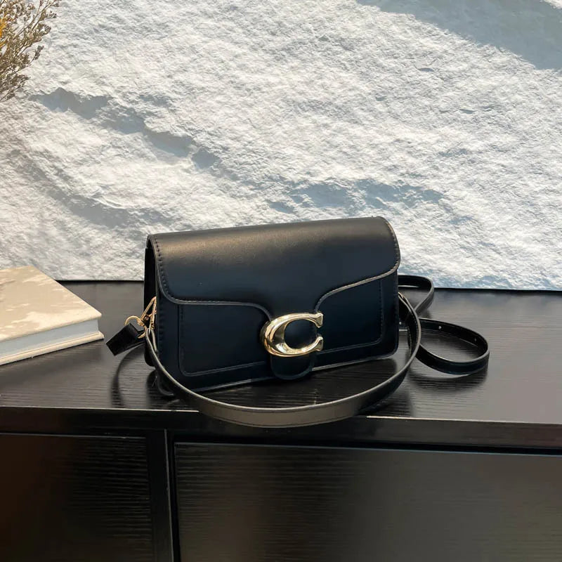 Patent Leather Mini Square Crossbody Bag