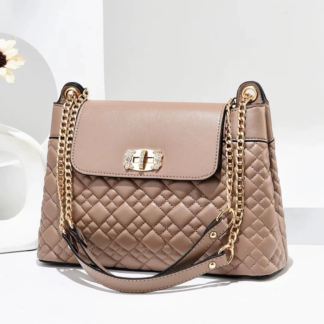 Gemma Patterned Crossbody Bucket Bag