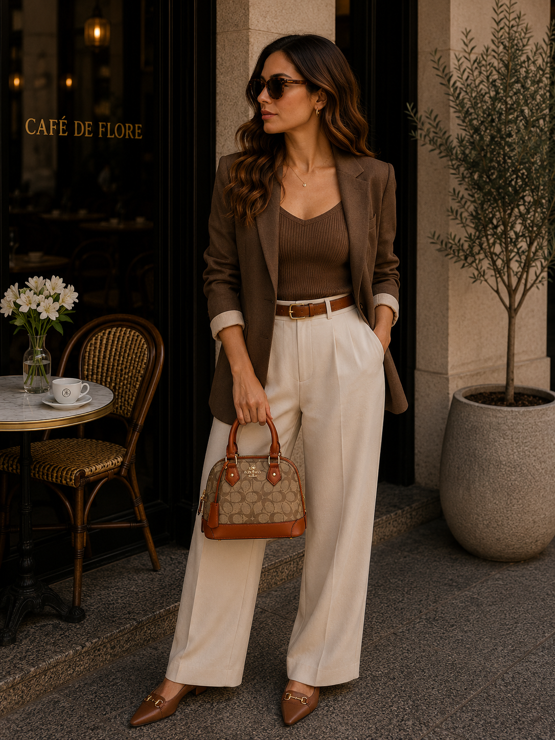 Retro Crossbody Shell Bag