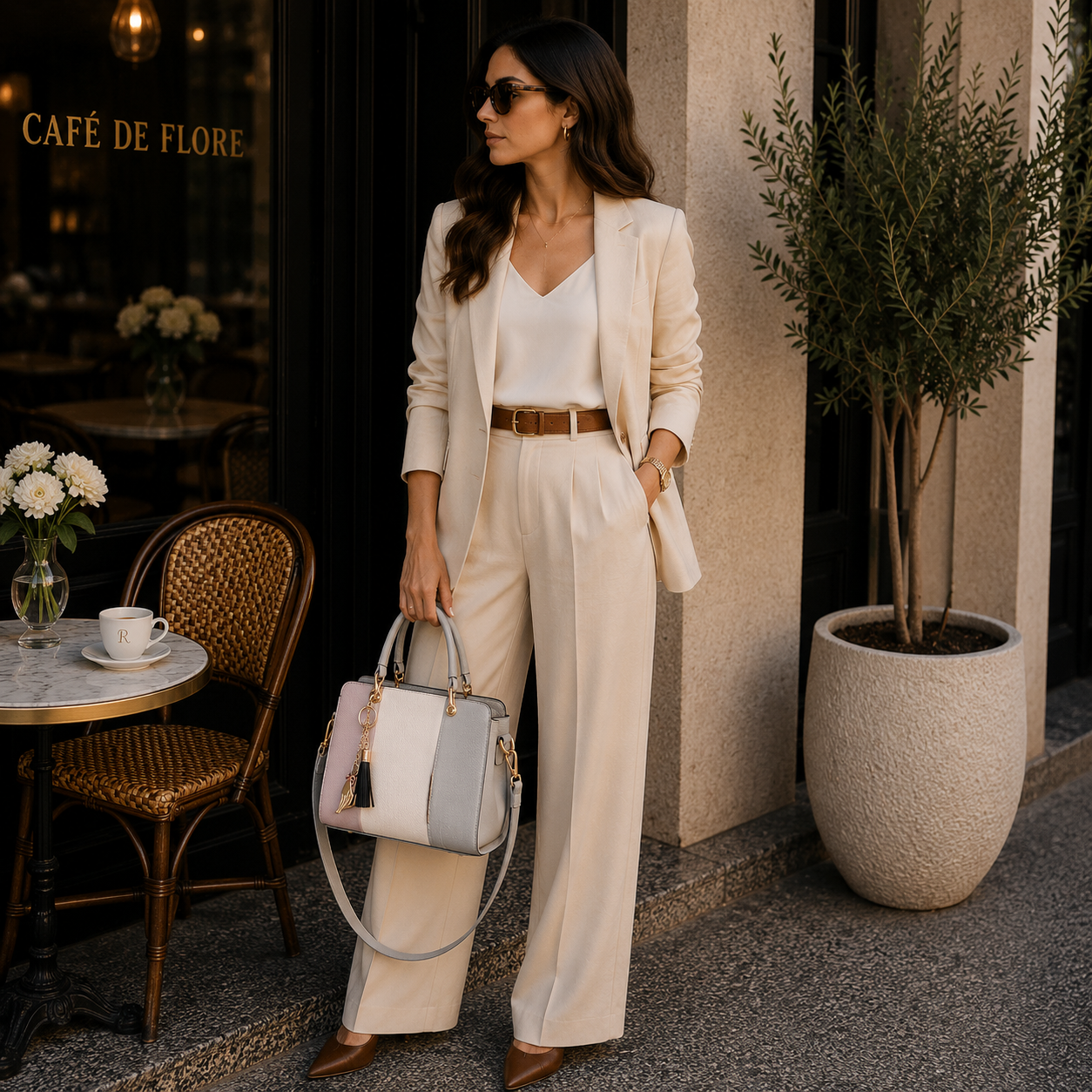 Verona Luxury Square Shoulder Bag
