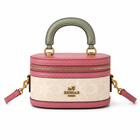 Contrasting Color Bucket Bag