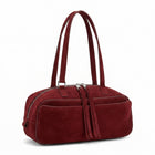 The Serene Suede Barrel Bag