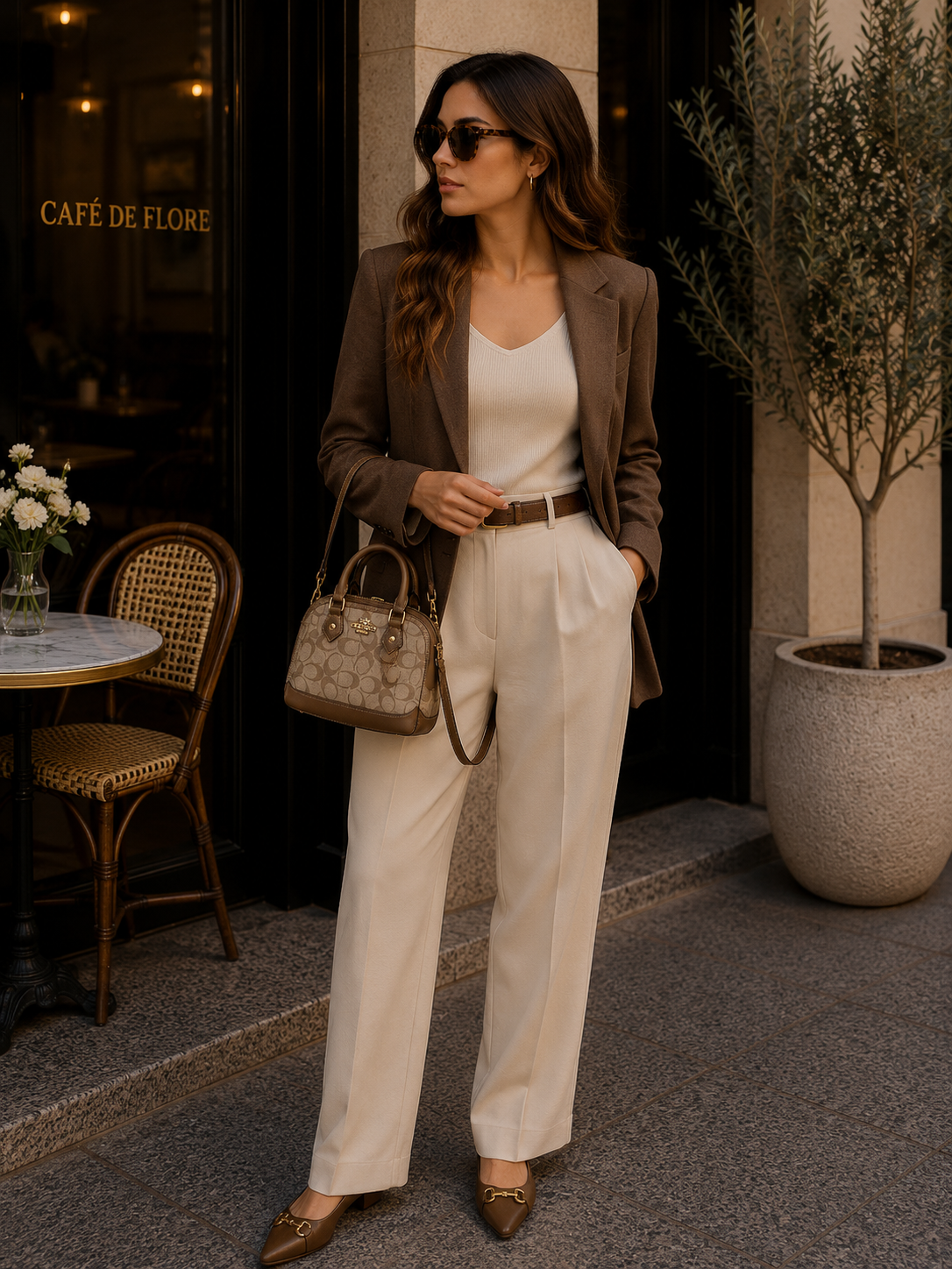 Retro Crossbody Shell Bag
