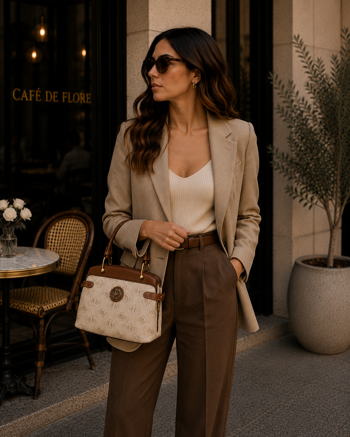 Vintage Monogram Crossbody