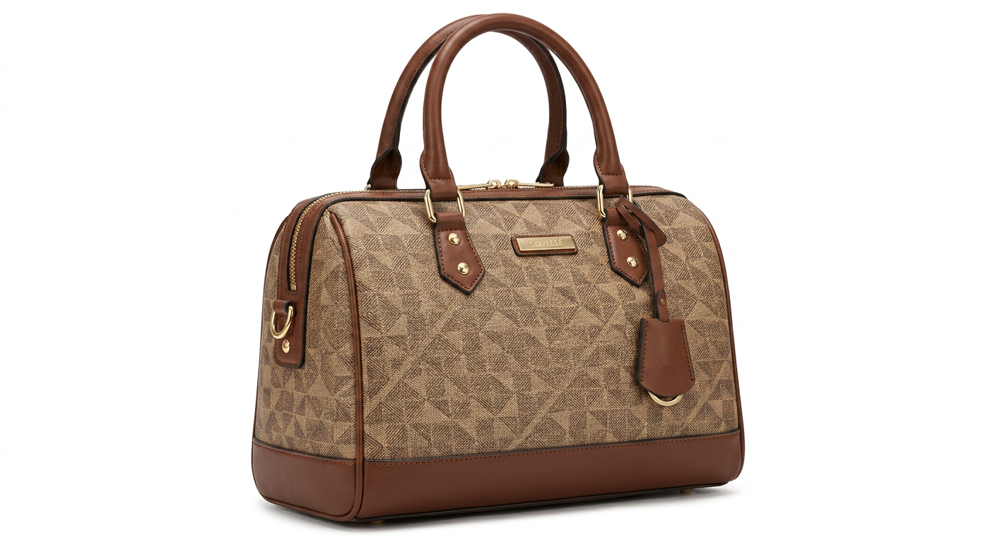 Retro Crossbody Shell Bag em fundo branco